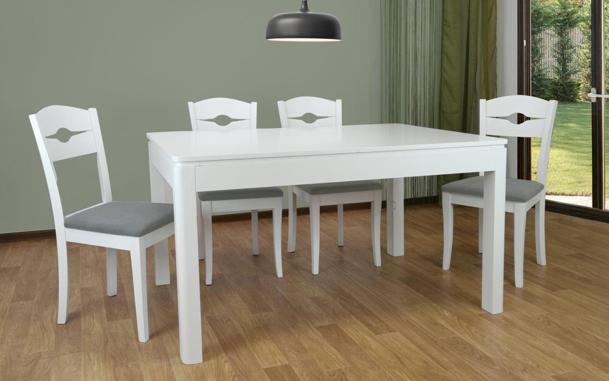Τραπέζι Madis, λευκό ματ  2